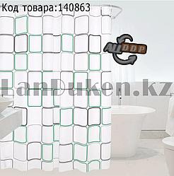 Водонепроницаемая тканевая шторка для ванной Waterproof Shower Curtain AX-YL18 180x180 см