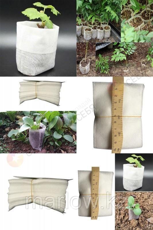 Биоразлагаемые мешки для рассады - Nursery Bags (комплект 100 шт) - фото 4 - id-p111422136