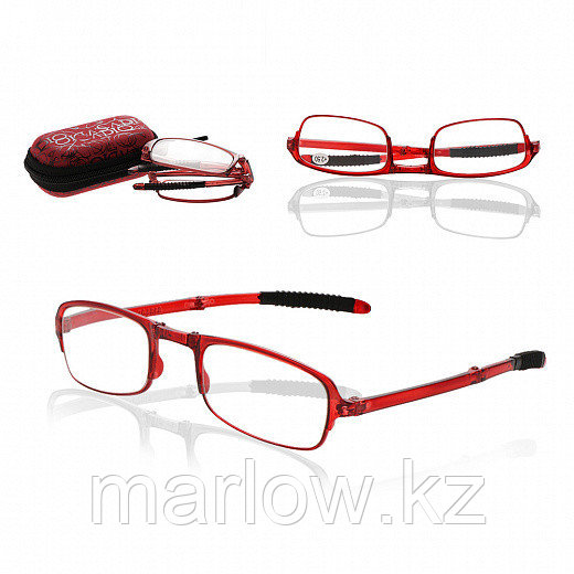 Складные очки - Фокус Плюс, 1 шт. в чехле, красный - фото 5 - id-p111420186