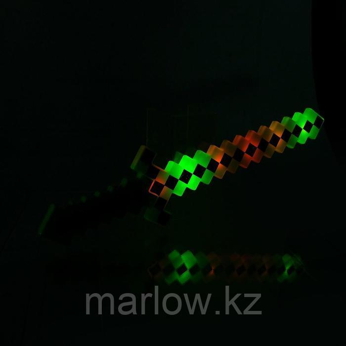 Меч световой «Крафт», световые и звуковые эффекты, работает от батареек - фото 6 - id-p111430988