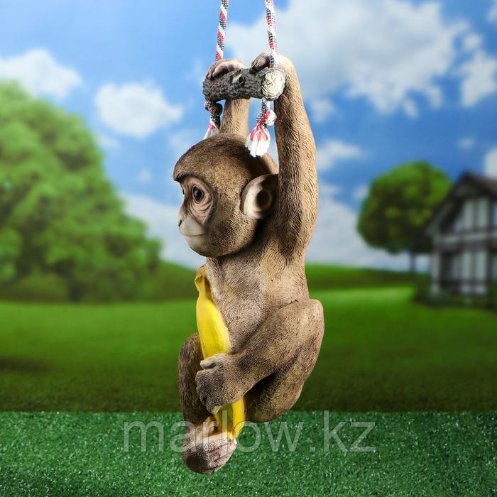 Садовая фигура подвесная "Обезьяна с бананом", 45 см - фото 2 - id-p111438411