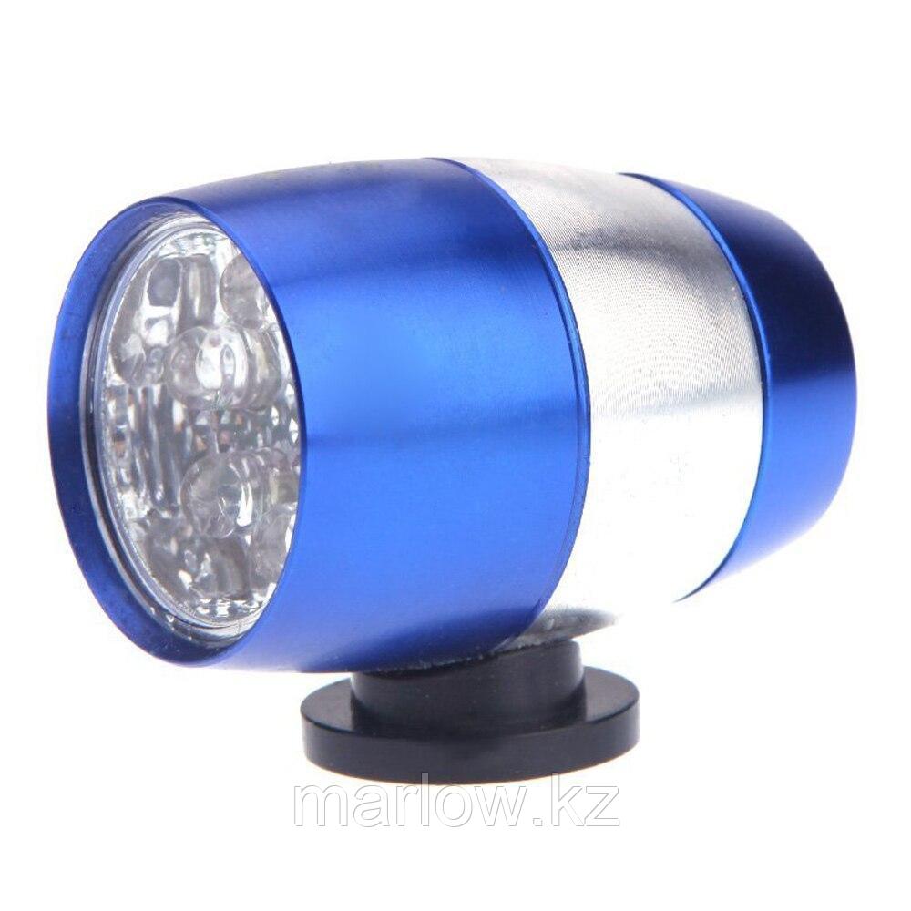 Мини-фонарь для велосипеда Mini Safety Light Dachelun 6 LED, синий - фото 2 - id-p111422159