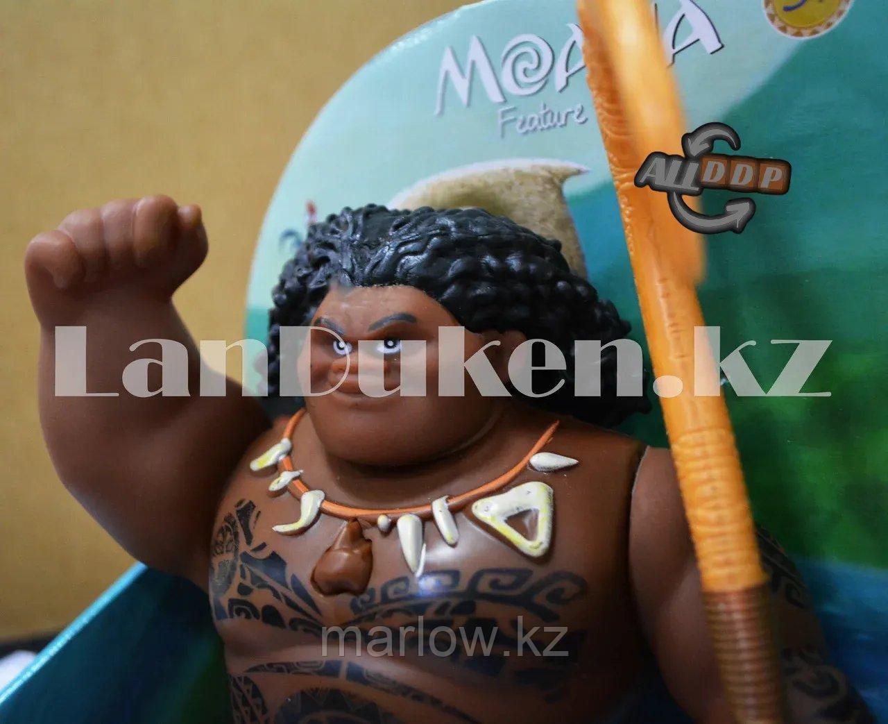 Музыкальная кукла полубог Мауи с крюком (высота 21 см) - фото 2 - id-p111425092