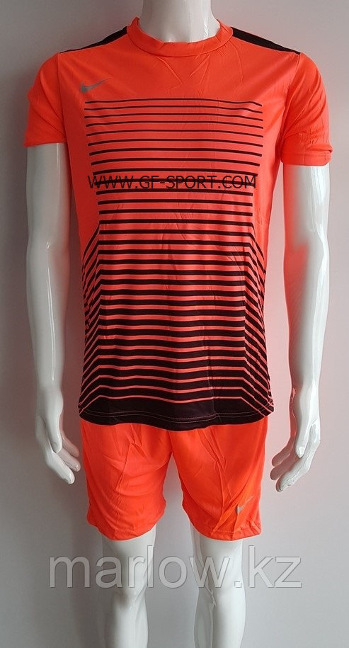 Форма футбольная Nike (оранжевая) - фото 1 - id-p111426087