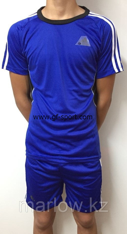 Форма футбольная Adidas (синяя) - фото 1 - id-p111426093