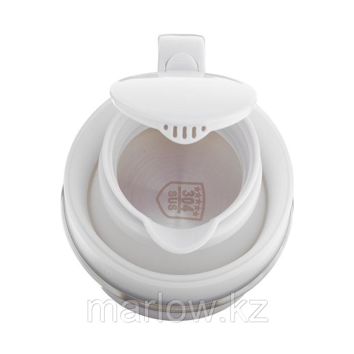 Чайник электрический LuazON LSK-1812, пластик, 0.6 л, 600 Вт, дорожный, белый - фото 3 - id-p111434667