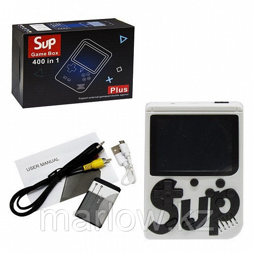 Игровая приставка SUP Gamebox Plus 400 в 1, белый - фото 2 - id-p111423151