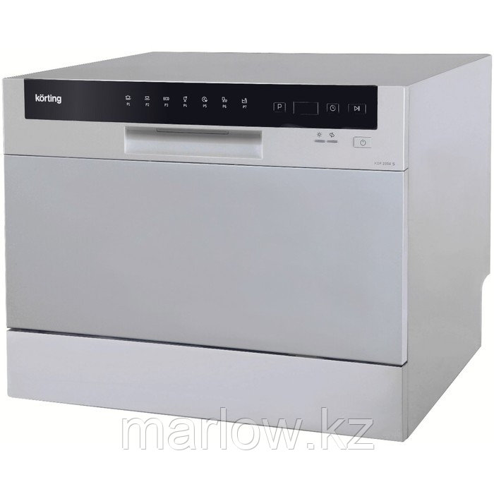 Посудомоечная машина Körting KDF 2050 S, класс А+, 6 комплектов, 7 режимов, 55 см, серая - фото 1 - id-p111435674