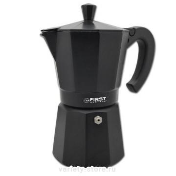 Кофеварка гейзерная FIRST 5471, объем 300 мл/6 чашек, для использования на горячей плите - фото 1 - id-p111422187