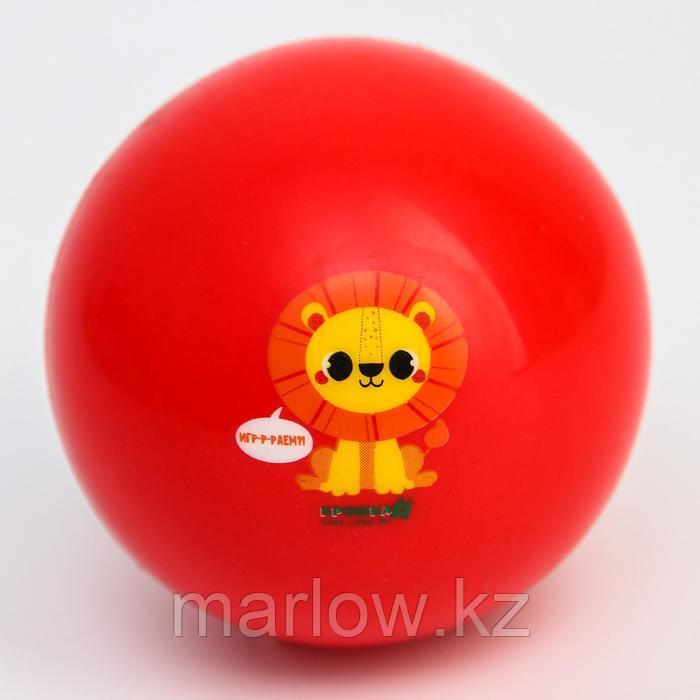 Развивающий тактильный мячик для ванны с пищалкой «Лев», 7 см - фото 5 - id-p111432857