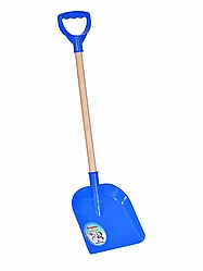 Лопата детская синяя с деревянной ручкой 63см. ЭФФЕКТОН