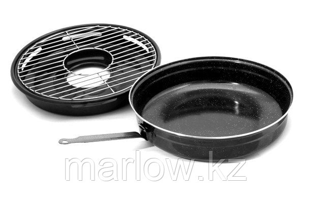 Сковорода D-518 Гриль-газ эмаль покрытие мрамор крошка - фото 1 - id-p111418302