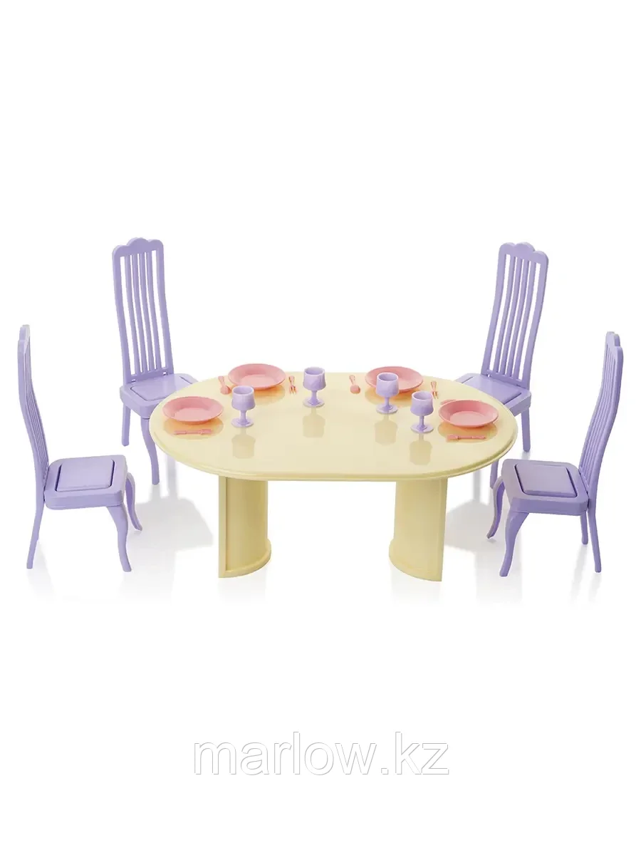 Мебель для куклы Набор для столовой Маленькая принцесса С-1435 Огонек - фото 1 - id-p111445377