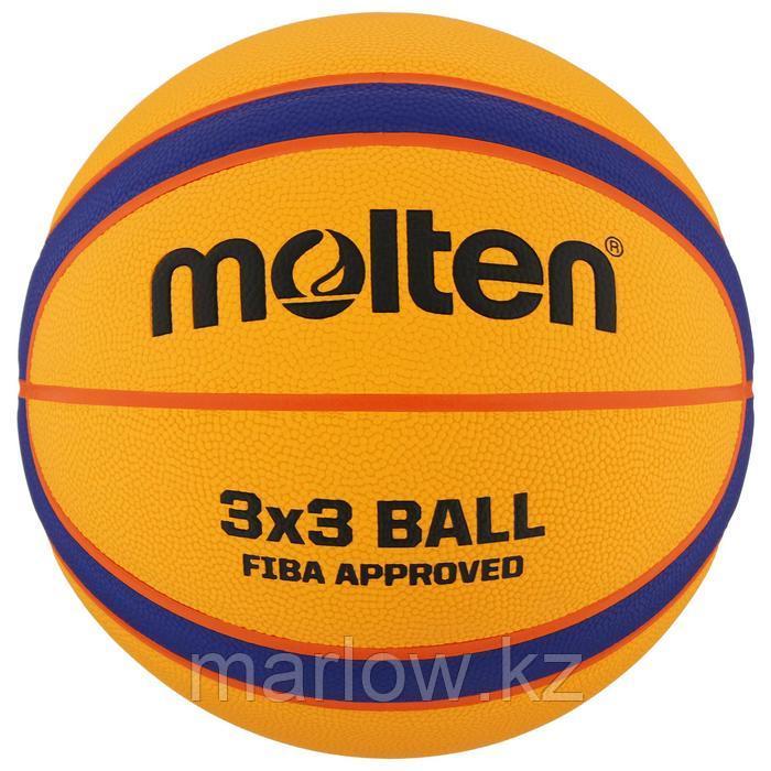 Мяч баскетбольный MOLTEN B33T5000, размер 6, FIBA Approved, 12 панелей, композитная кожа (ПУ), бутил ... - фото 2 - id-p111433855
