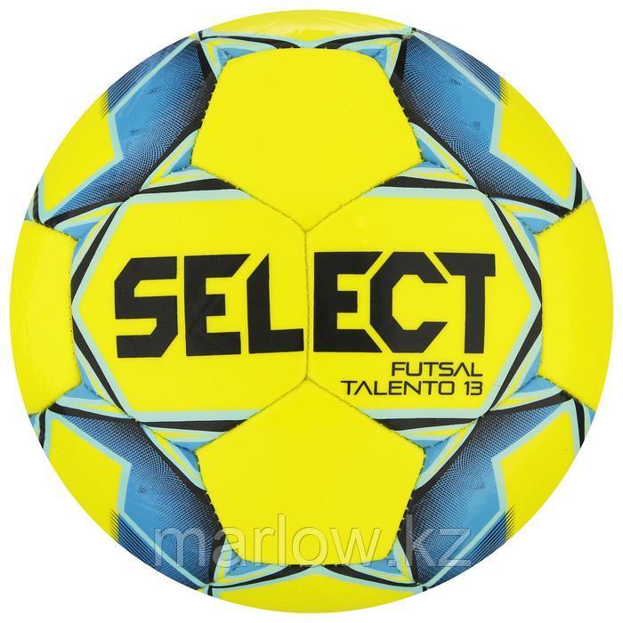Мяч футзальный SELECT Futsal Talento 13, размер 3, 32 панели, ТПУ, машинная сшивка, цвет жёлтый/сини ... - фото 1 - id-p111433859