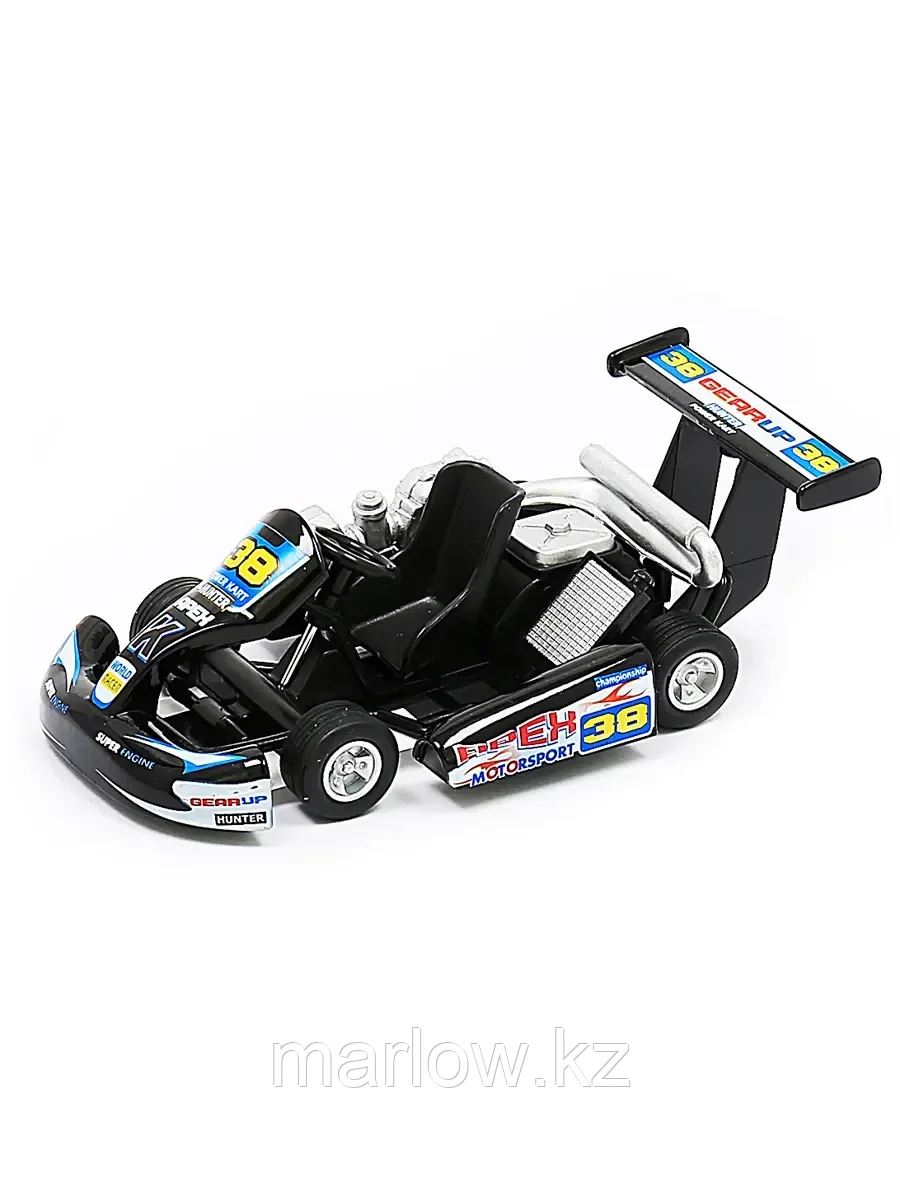 Модель карта "Turbo Go Kart" 12,5см КS5102 KINSMART - фото 1 - id-p111442423