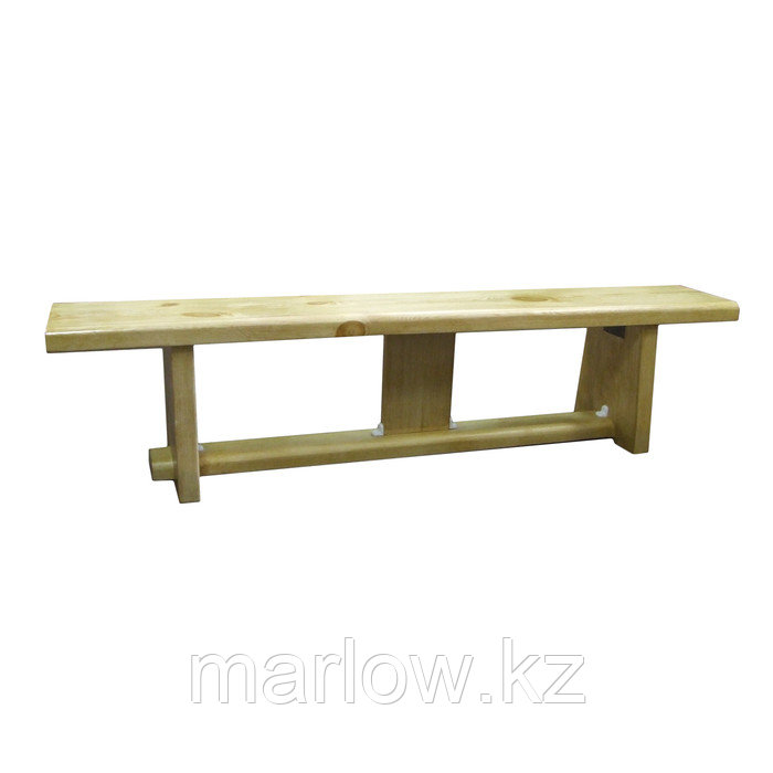 Гимнастическая скамейка на деревянных ножках 2,5 х 0,23 м - фото 1 - id-p111432874