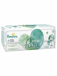 Детские влажные салфетки PAMPERS Aqua Pure 2x48 ПрепакКор