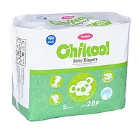 Подгузники ультратонкие Chikool S 4-8кг (28шт в уп)