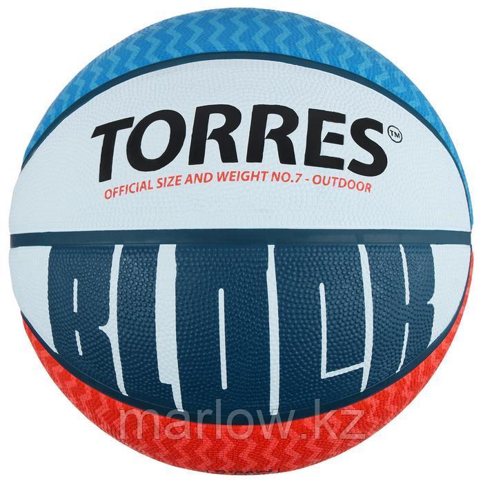 Мяч баскетбольный Torres Block, B00077, размер 7 - фото 1 - id-p111432888