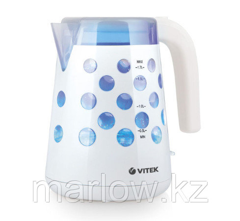 Чайник электрический Vitek из качественного термостойкого пластика - фото 1 - id-p111417352