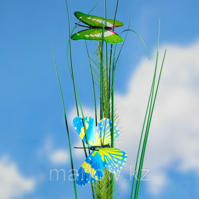 Штекер садовый, декоративный "Бабочки" 5х5см, 75см - фото 2 - id-p111438498