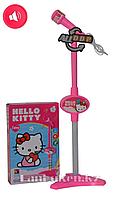 Микрофон со стойкой Hello Kitty