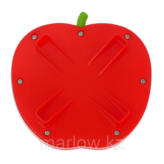 Магнитный планшет яблоко маленькое, 142 отверстий, цвет красный - фото 5 - id-p111431074