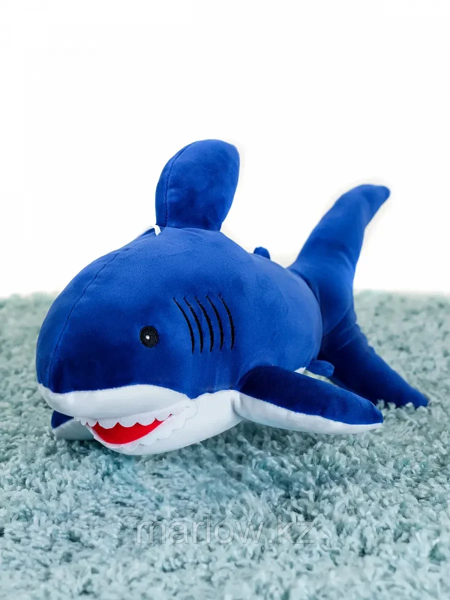 Мягкая игрушка Акула Акулина синяя 50 см 058D-531D ТМ Коробейники - фото 4 - id-p111444441