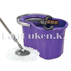 Набор для уборки швабра + ведро с отжимом Zambak 188 фиолетовый