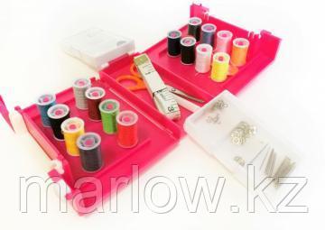 Компактный складной набор для шитья Super Mini Sewing Box, 11,5х5,5х9 см - фото 2 - id-p111423237