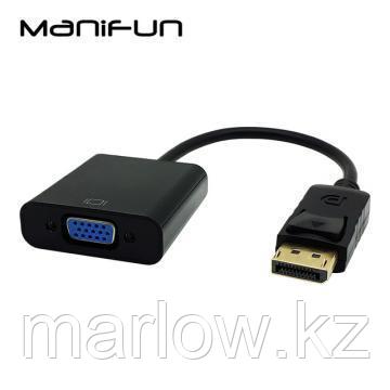 Переходник c DisplayPort на VGA, черный - фото 2 - id-p111420305