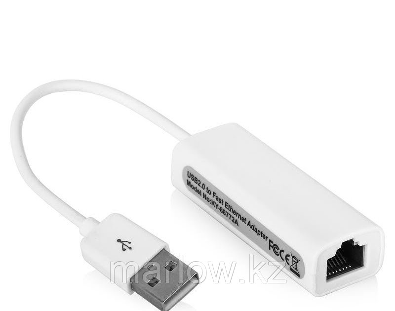 Адаптер USB 2.0 - Ethernet RJ45 (переходник, сетевая карта) - фото 3 - id-p111420306