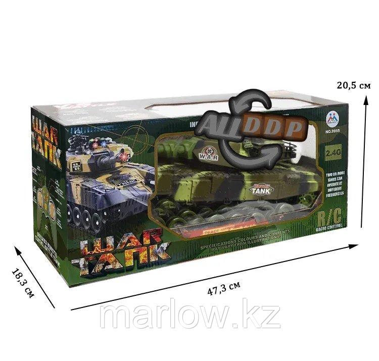 Танк радиоуправляемый с LED подсветкой и звуковым сопровождением и башней 300° War Tank 2.4 G №9995 - фото 2 - id-p111425199