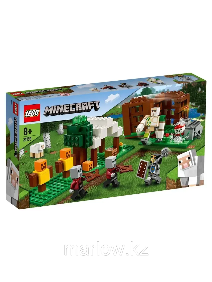 Конструктор Аванпост разбойников 303 дет. 21159 LEGO Minecraft - фото 1 - id-p111447431