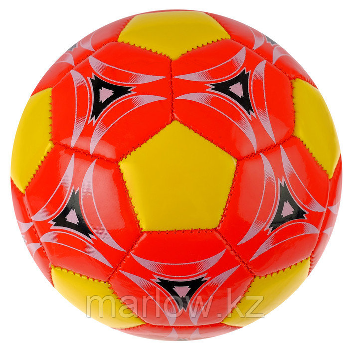 Мяч футбольный, 2 подслоя, глянец PVC, машинная сшивка, размер 2, цвета МИКС - фото 1 - id-p111432108