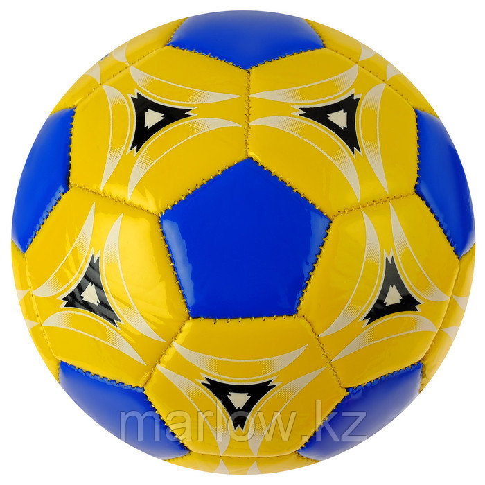 Мяч футбольный, 2 подслоя, глянец PVC, машинная сшивка, размер 2, цвета МИКС - фото 2 - id-p111432108