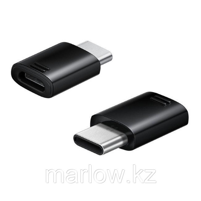 Переходник Type C папа - Micro USB мама, черный - фото 3 - id-p111420313
