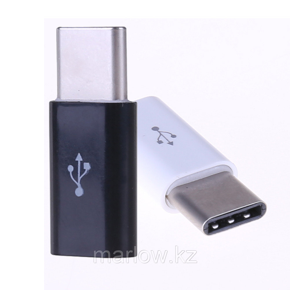 Переходник Type C папа - Micro USB мама, черный - фото 4 - id-p111420313