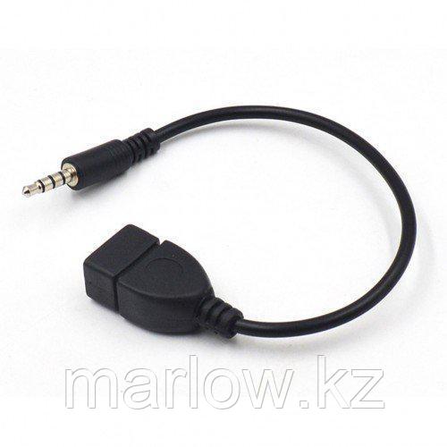 Переходник AUX папа - USB мама - в машину, черный - фото 3 - id-p111420315