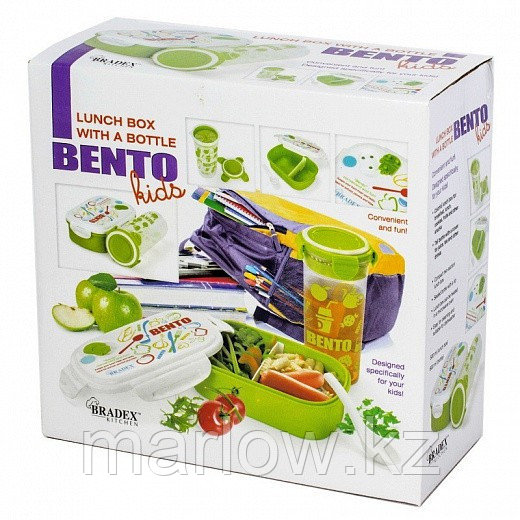 Набор детский (ланч-бокс+бутылка) - Bento Kids - фото 1 - id-p111420319