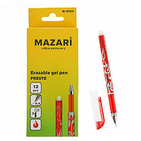 Ручка-Пиши-стирай,гелевая Presto 0.5 мм,M-5524 красная