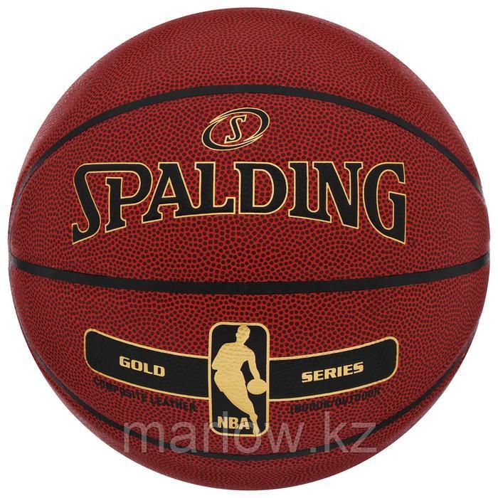 Мяч баскетбольный Spalding NBA Gold Series , размер 7 - фото 1 - id-p111433950