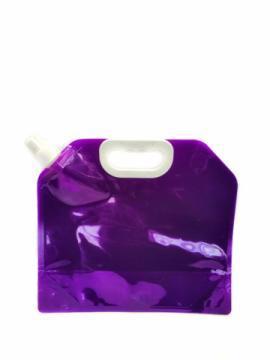 Складная канистра для воды с вакуумным клапаном, 3 л, фиолетовый - фото 1 - id-p111423258