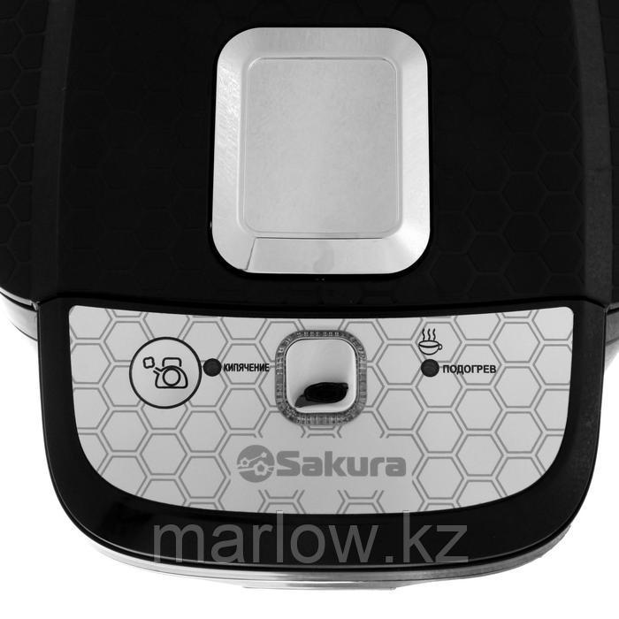 Термопот Sakura SA-1346BS, 6 л, 750 Вт, 2 способа подачи воды, чёрный - фото 3 - id-p111434790