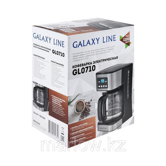 Кофеварка Galaxy LINE GL 0710, капельная, 1100 Вт, 1.8 л, черная - фото 7 - id-p111434799