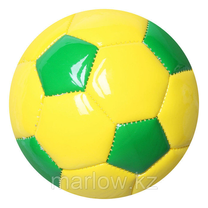 Мяч футбольный, размер 2, машинная сшивка, 2 подслоя, PVC, цвета МИКС - фото 10 - id-p111432121