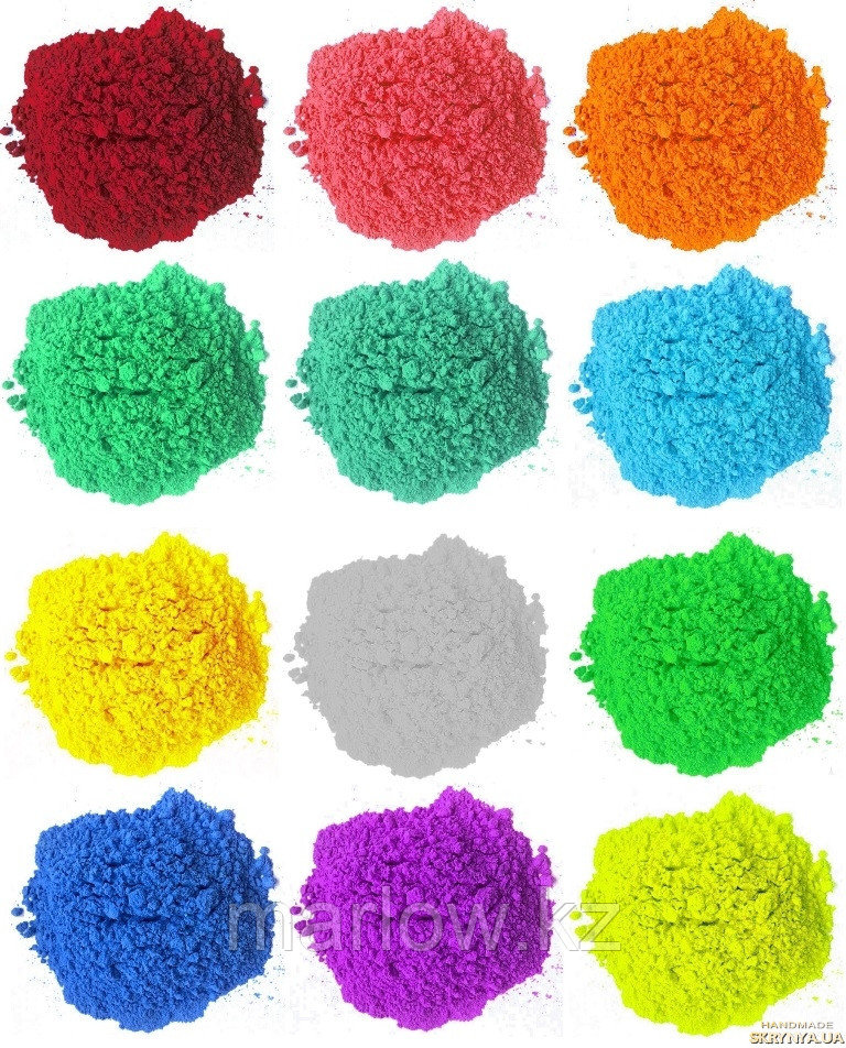 Краска холи, 100 гр., цвет салатовый - фото 8 - id-p111420334