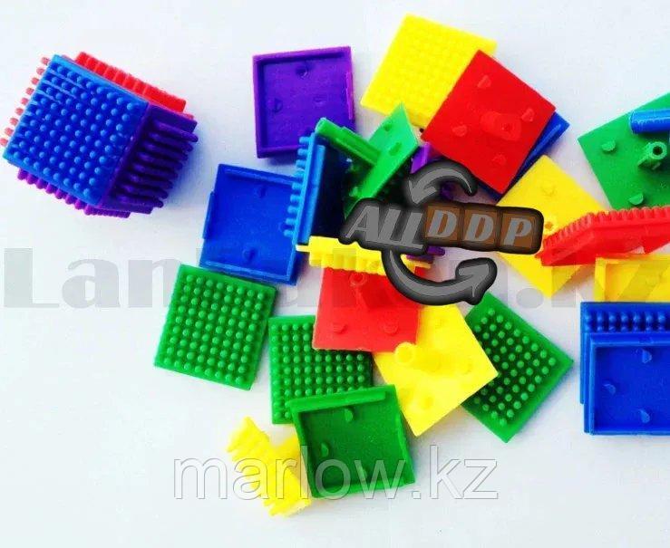 Конструктор развивающий игольчатый Умные кубики Blocks Intelligence Fun&Learn 9932B 40 деталей - фото 9 - id-p111425236