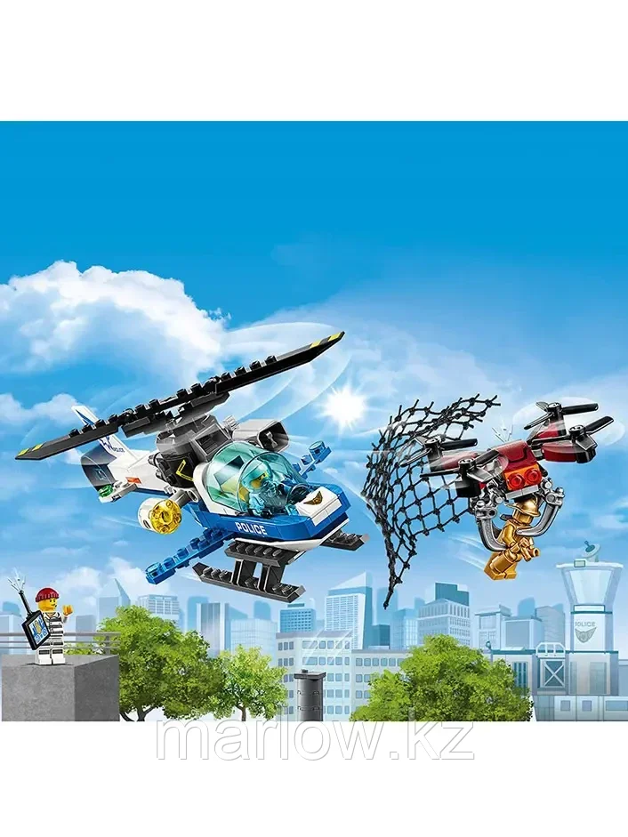Конструктор Воздушная полиция: Погоня дронов 192 дет. 60207 LEGO City - фото 1 - id-p111446468
